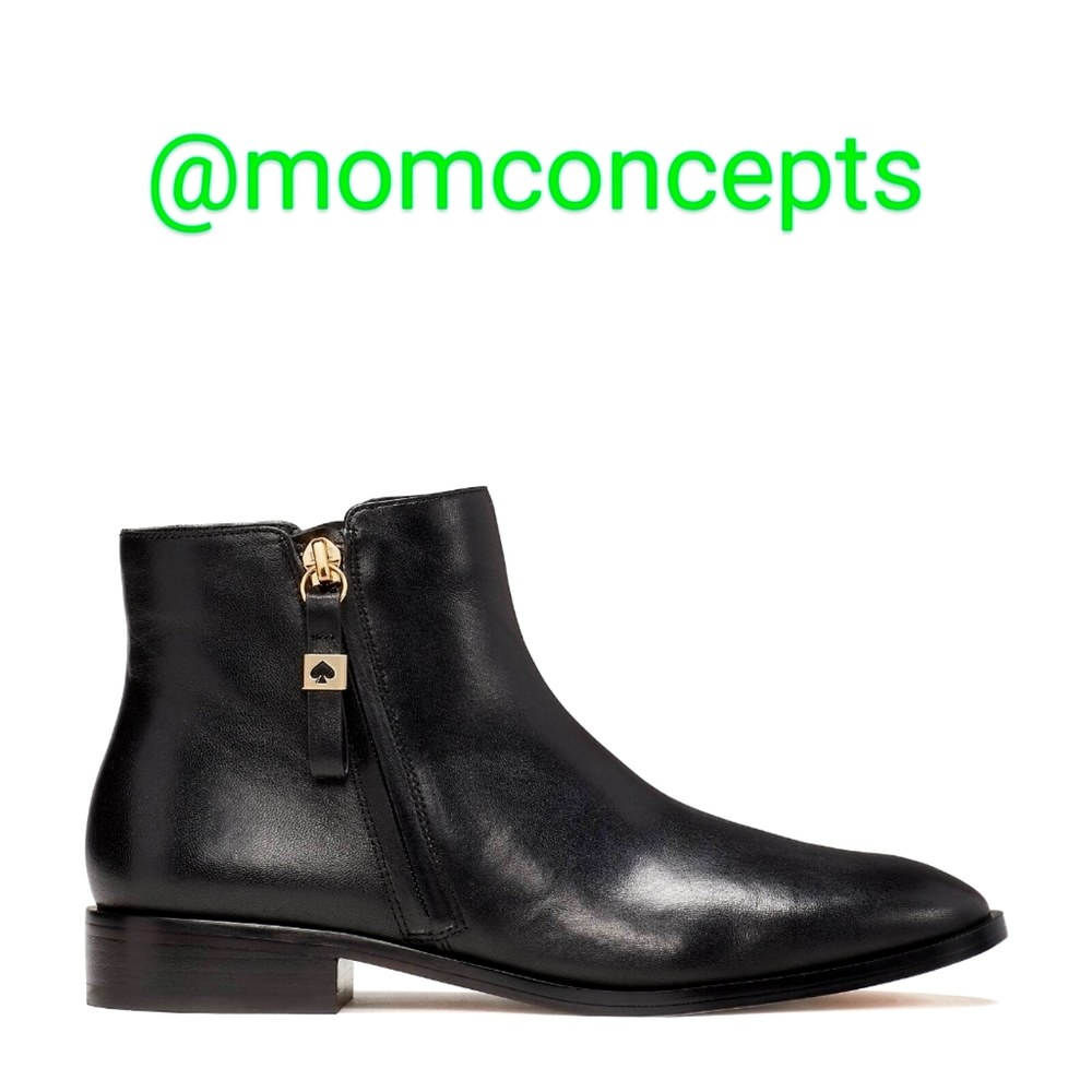 Kate Spade Bacall Booties Black Size 10